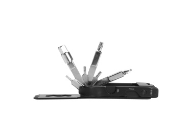 Logo trade mainoslahja ja liikelahja tuotekuva: Pyörätyökalusarja MERAPI Schwarzwolf